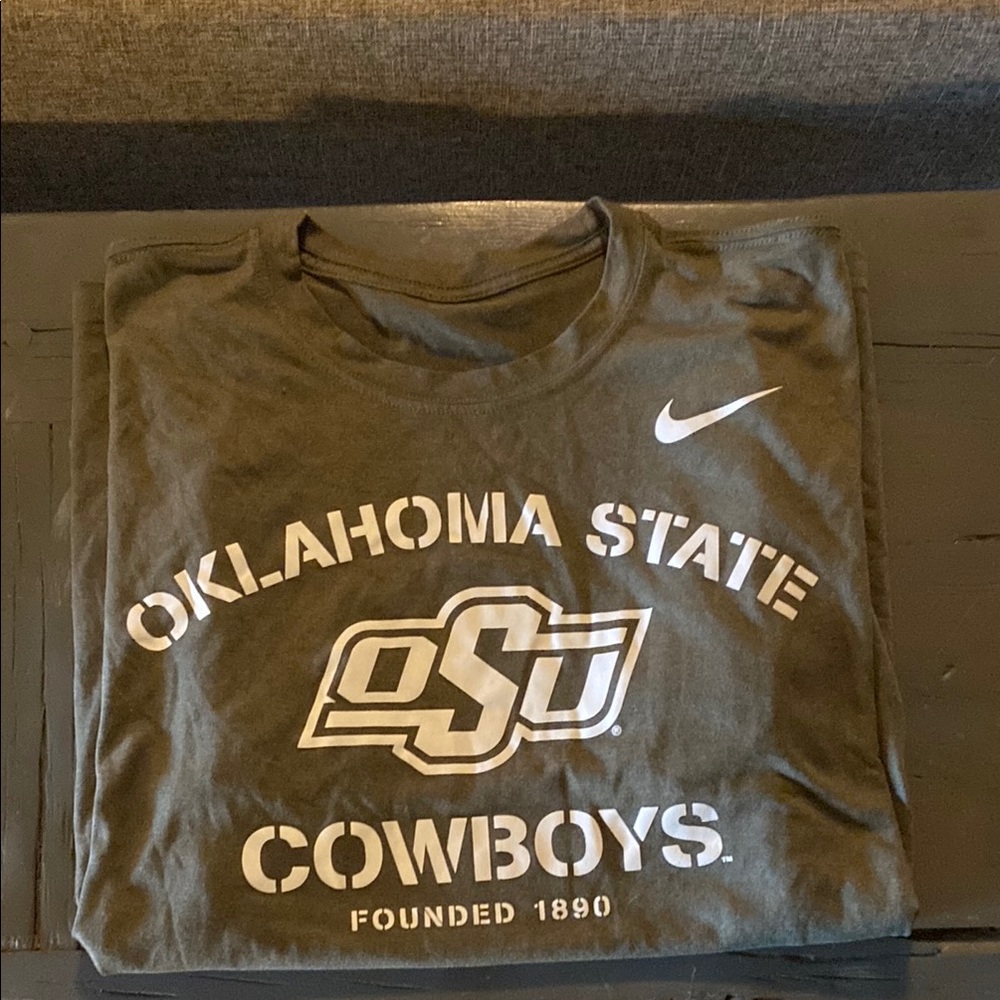 Nike Oklahoma State Cowboys Army Green  Tee